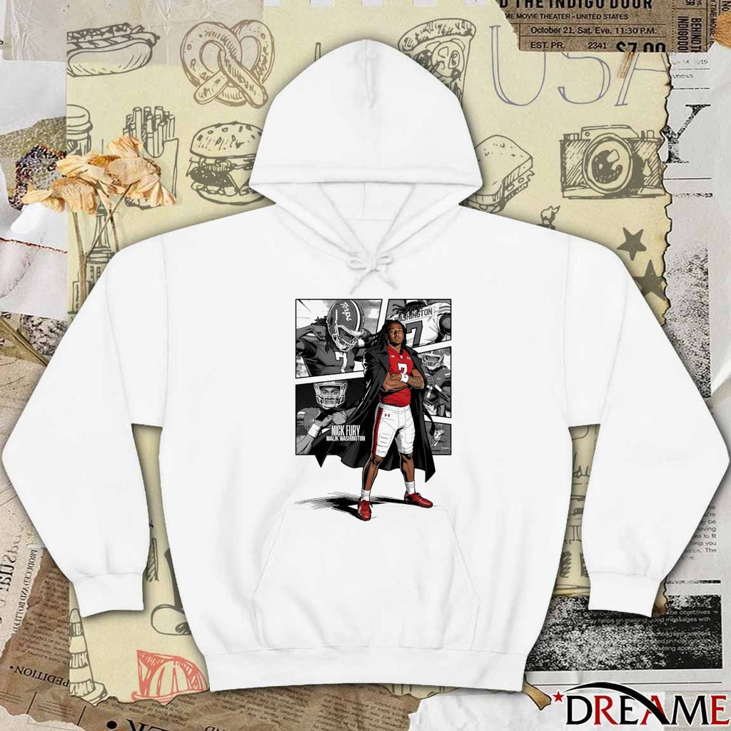 Maryland Terrapins Nick Fury Malik Washington The DMV Avengers t-shirt