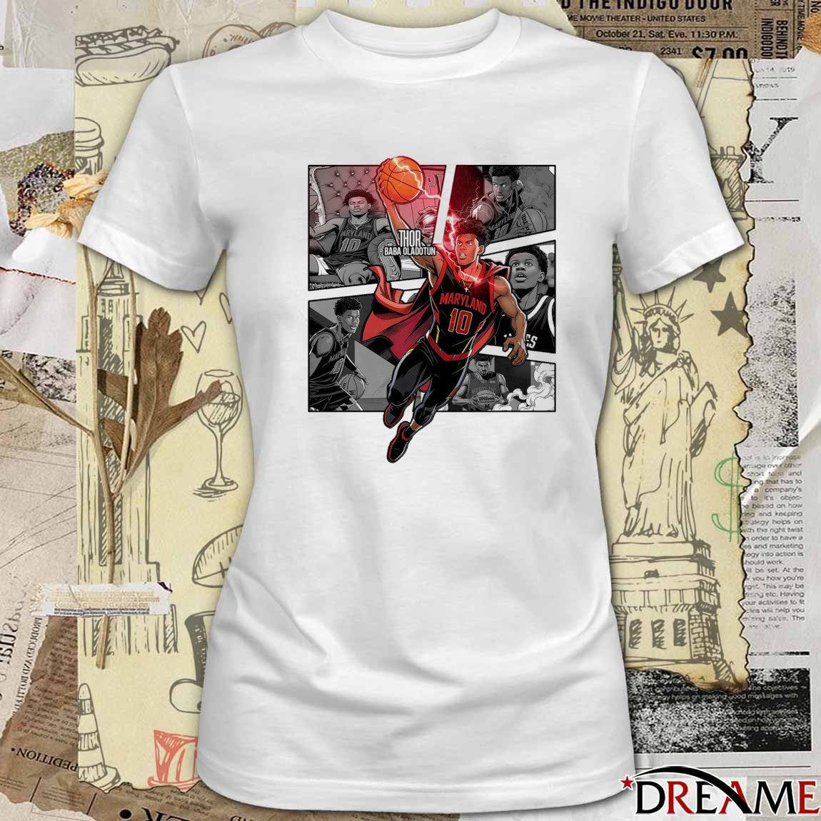 Maryland Terrapins Thor Baba Oladotun The DMV Avengers t-shirt