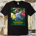 Masters Back To Back Champion Rory McIlroy At Augusta National 2026 Poster t-shirt