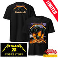 Max Loeffler Artwork Metallica Frankfurt 2026 Night 2 Eagle Fire Skull Two Sided Merch T-Shirt