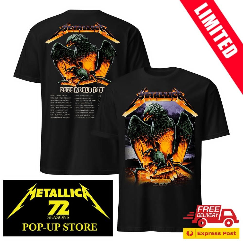 Max Loeffler Metallica Frankfurt 24 Mai 2026 Deutsche Bank Park Concert Shirt