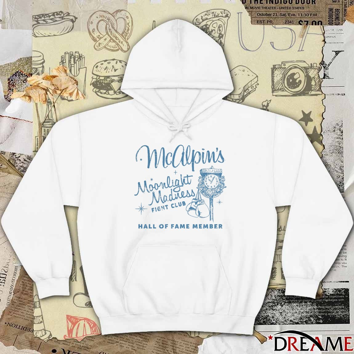 McAlpin’s Moonlight Madness Fight Club Hall Of Fame Member 2025 t-shirt