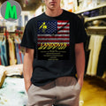 Mecalitta Pop-Up Shop Landover MD American Flag Graphic T-Shirt Event Merch