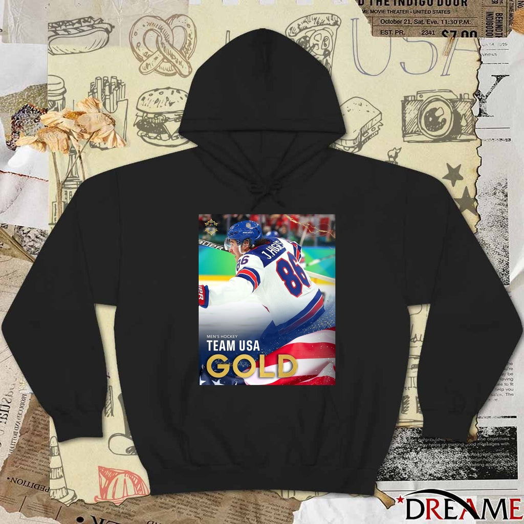 Men’s Hockey Team USA Gold Medal Olympic Champions Winter Olympics Poster t-shirt