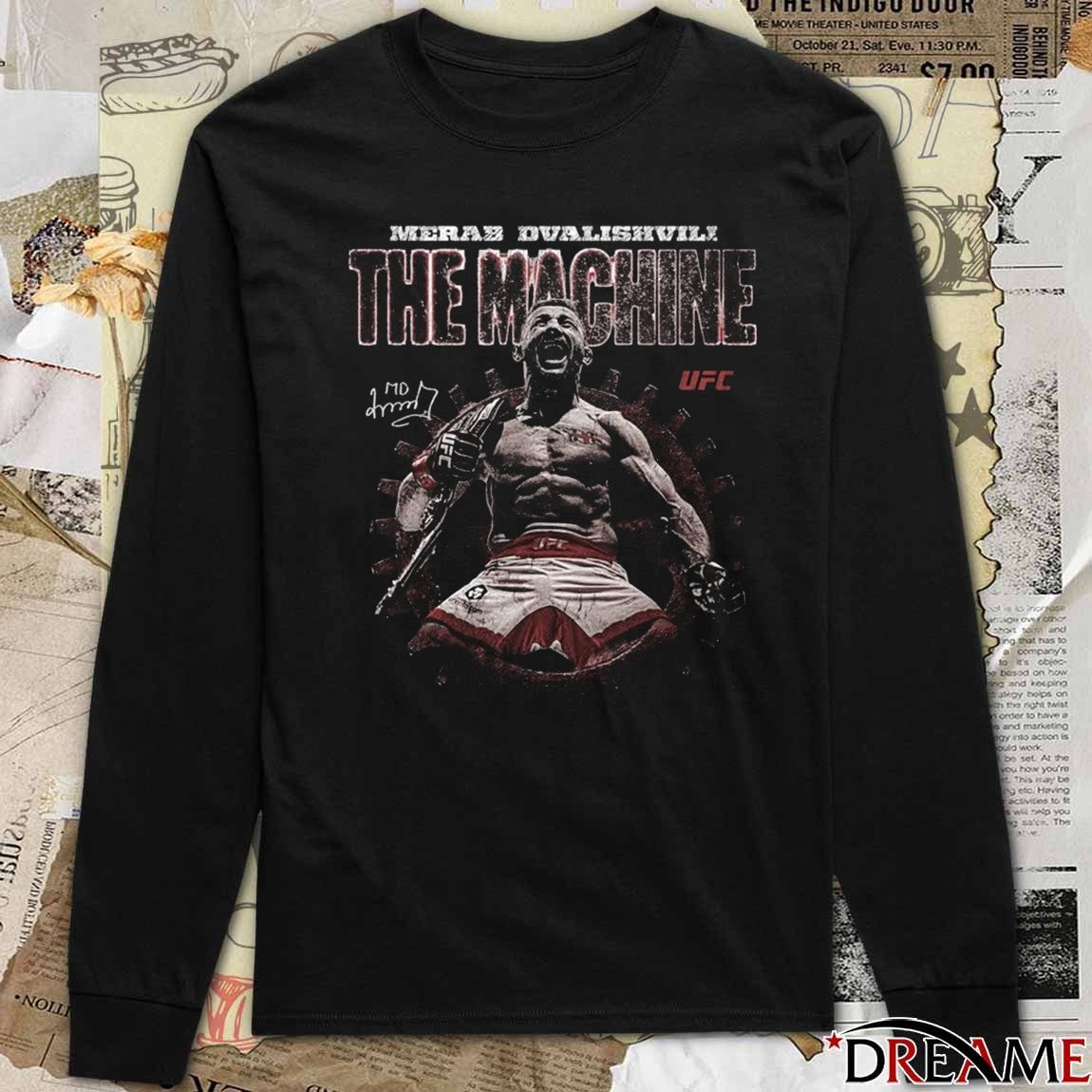 Merab Dvalishvili The Machine UFC Bantamweight Champion Signature t-shirt