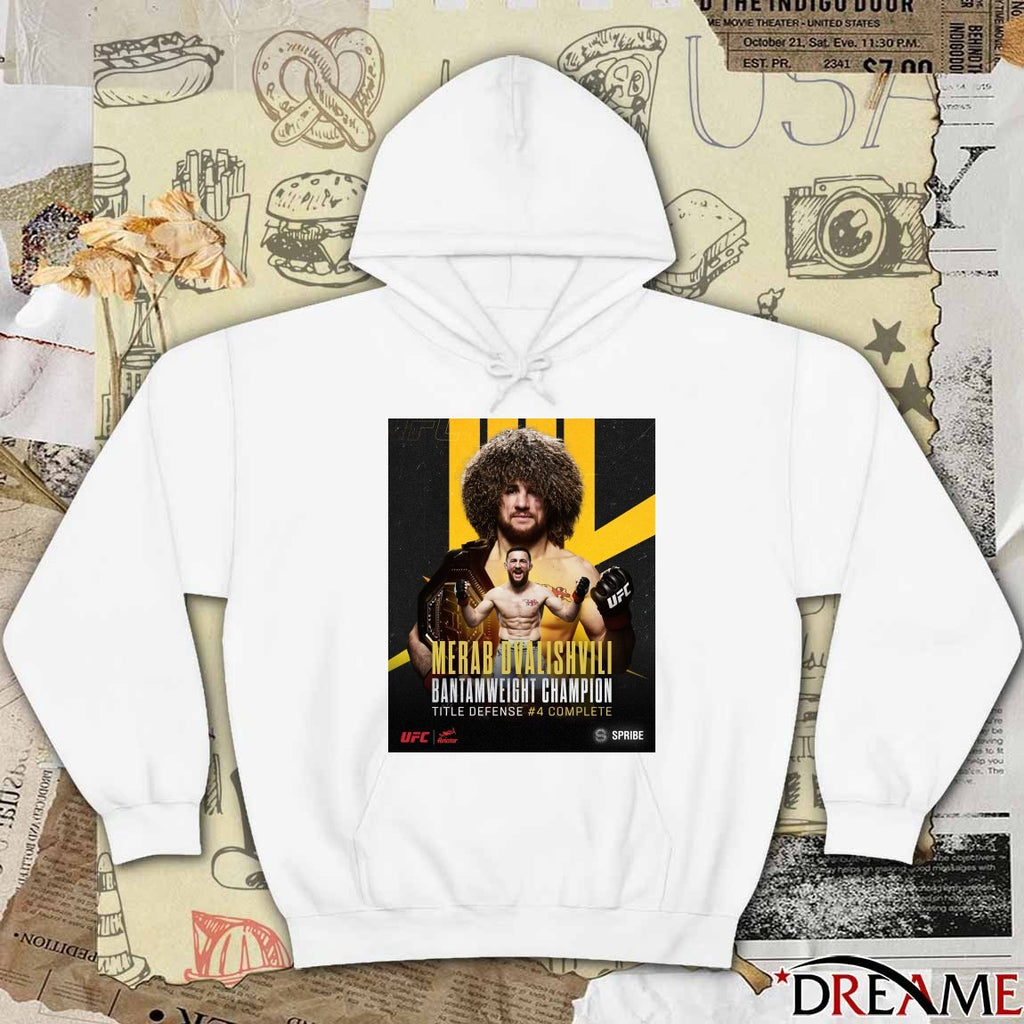 Merab Dvalishvili UFC Bantamweight Champion Title Defense #4 Complete Poster t-shirt