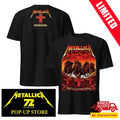 Metallica Bucharest 2026 Pop-Up Shop Official Merchandise – Two-Sided Four Horsemen Shirt by Maxx242