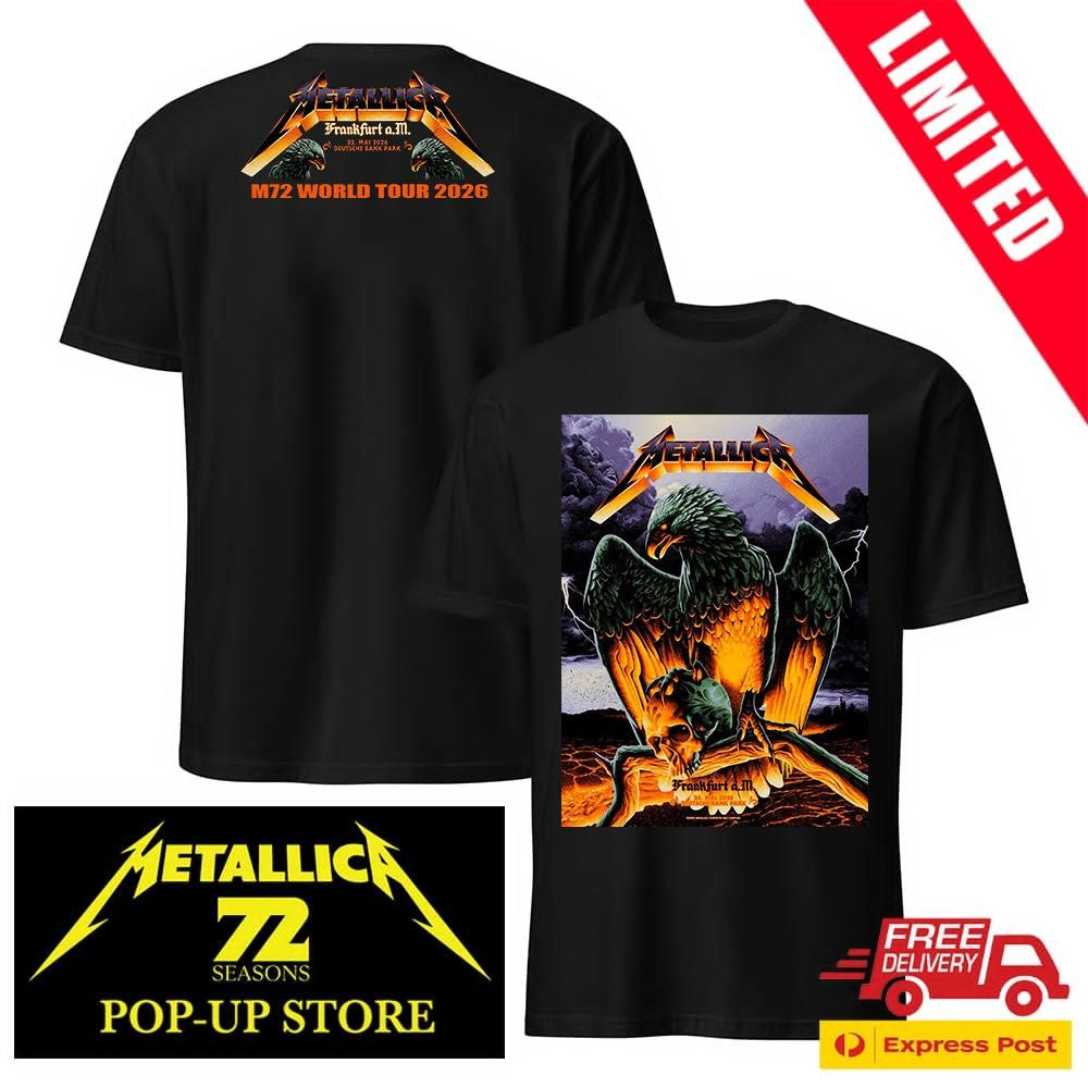 Metallica Frankfurt Germany 24 Mai 2026 Deutsche Bank Park Eagle Shirt Max Loeffler