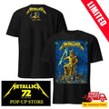 Metallica M72 Athens Greece 2026 Two Sided T-Shirt – Olympic Stadium May 9 Venue Pop-Up Shop Tee