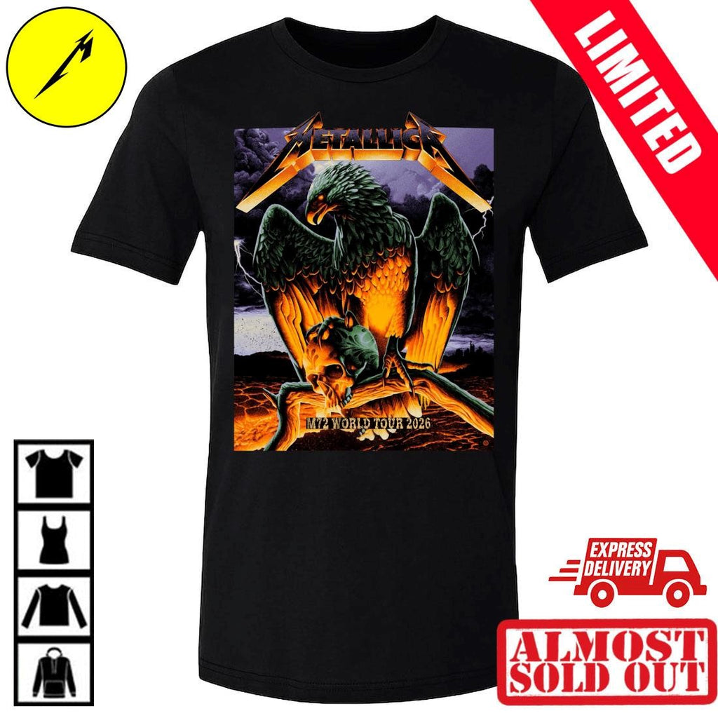 Metallica M72 Frankfurt 24 Mai 2026 Night 2 Venue Poster Eagle Shirt Max Loeffler