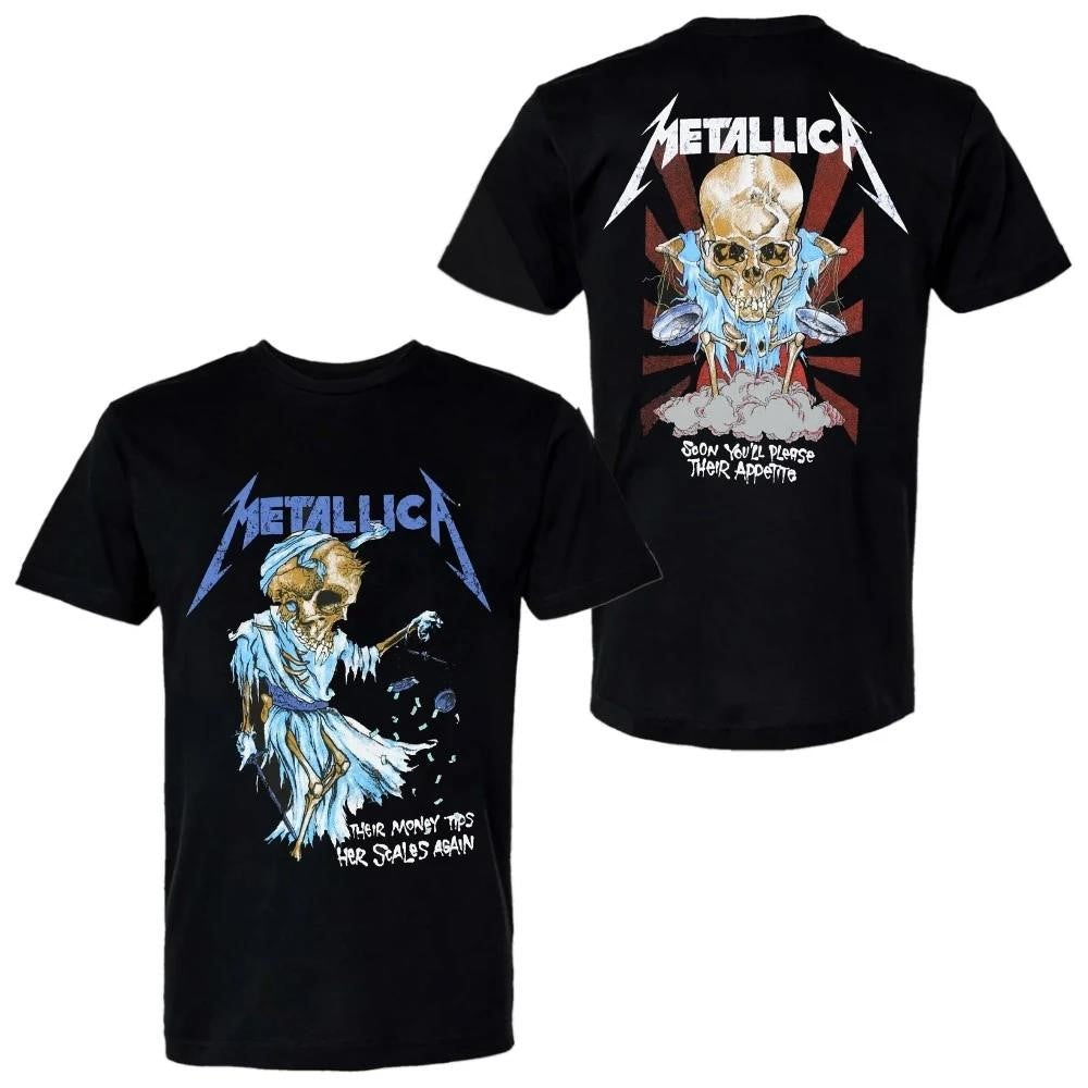 Metallica Pop-up Store M72 European World Tour 2026 Doris Shirt