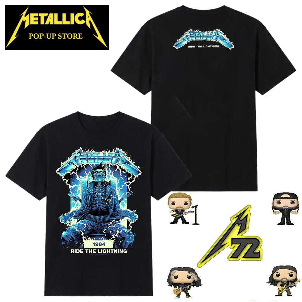 Metallica Ride The Lightning 1984 Two Sided Shirt