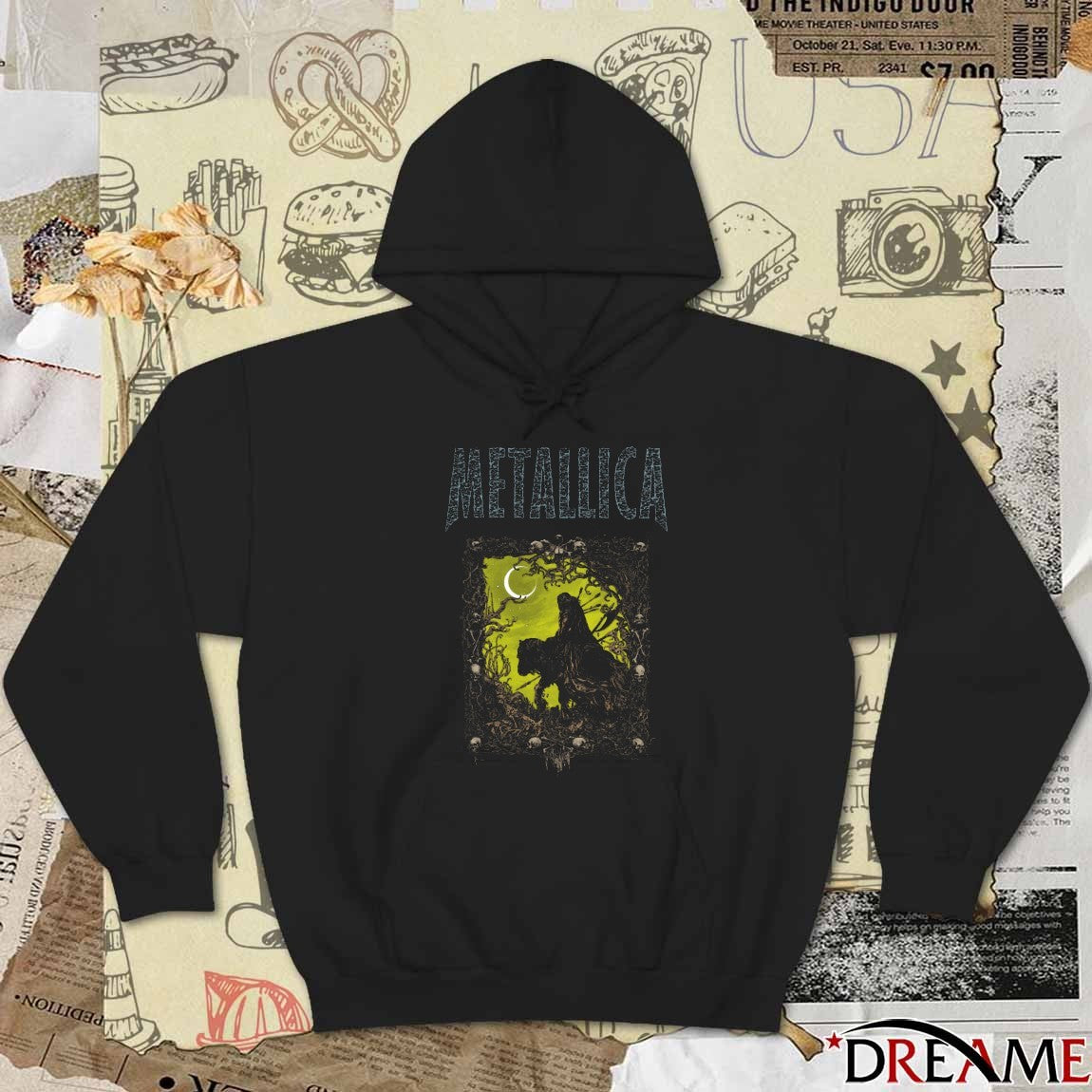 Metallica The Outlaw Torn Fanart t-shirt