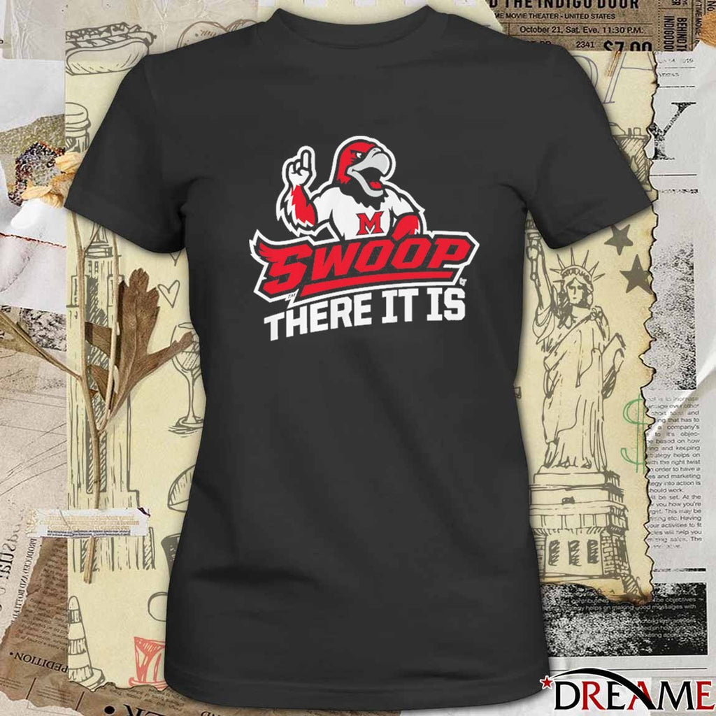 Miami OH RedHawks Swoop There It Is 2026 Mascot t-shirt