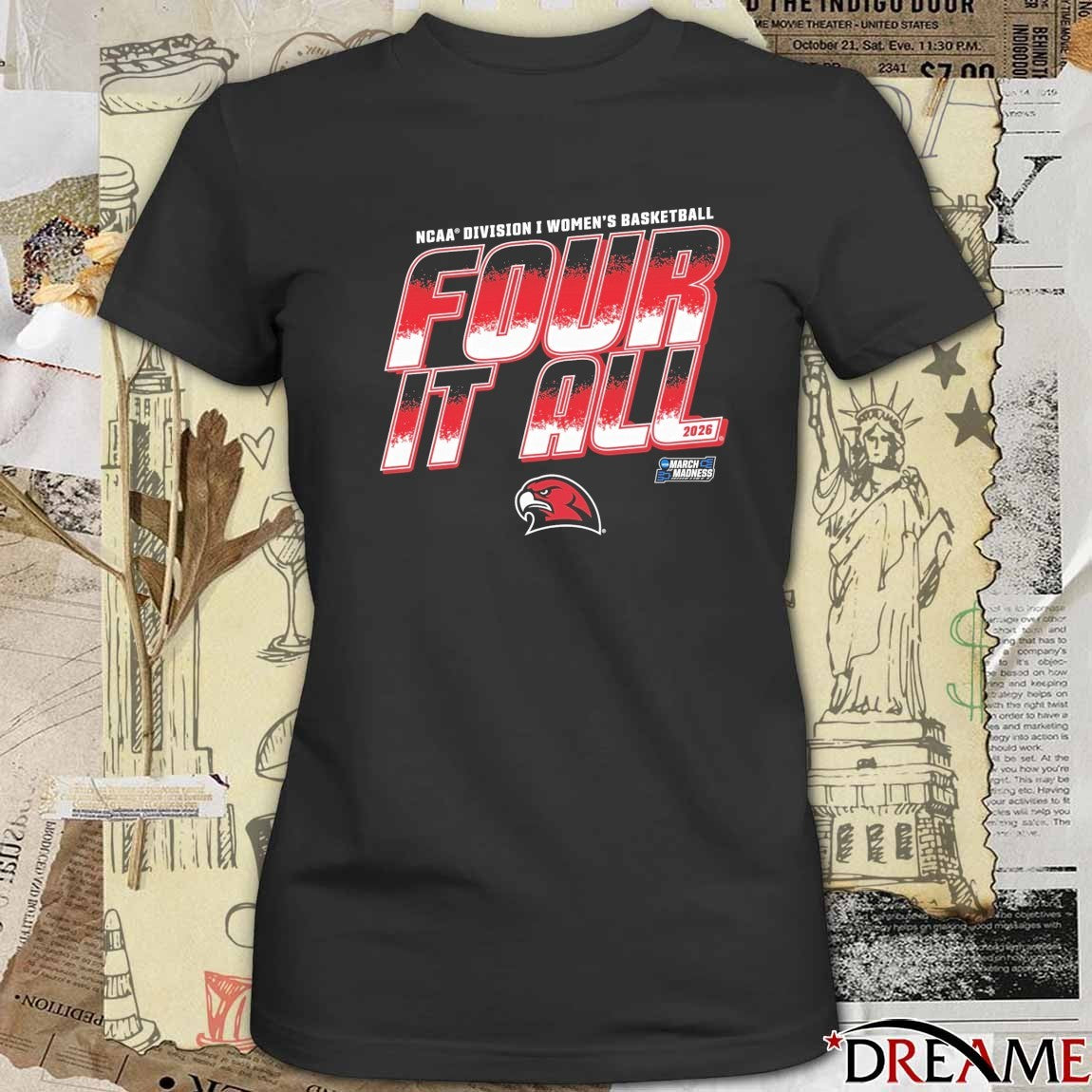Miami RedHawks 2026 NCAA Division I Women’s Basketball Four It All March Madness t-shirt