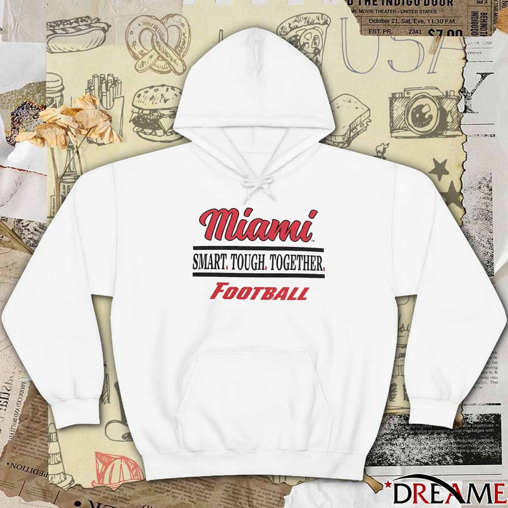 Miami RedHawks Football Smart Tough Together t-shirt