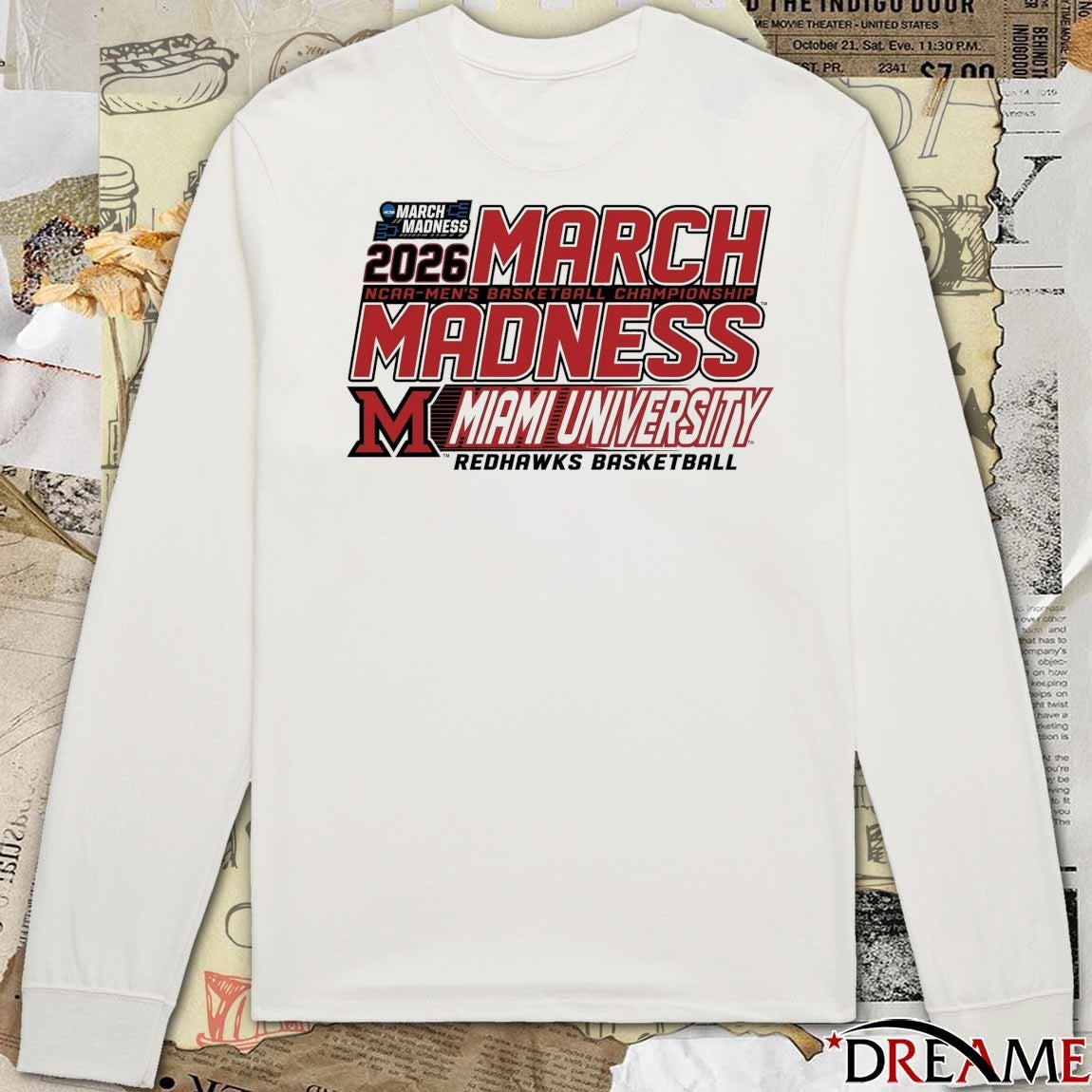 Miami Redhawks 2026 NCAA Men’s Basketball Championship March Madness t-shirt