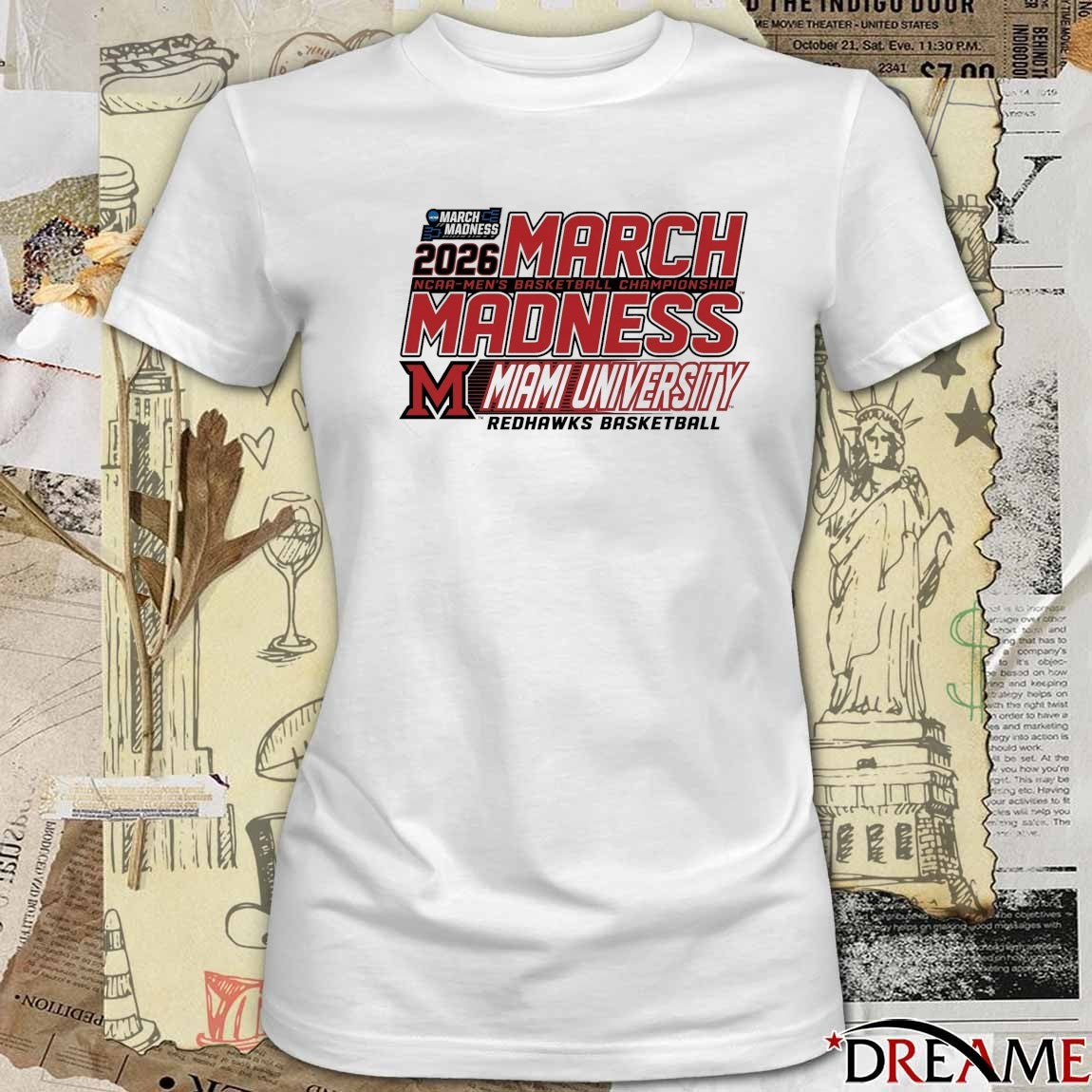 Miami Redhawks 2026 NCAA Men’s Basketball Championship March Madness t-shirt