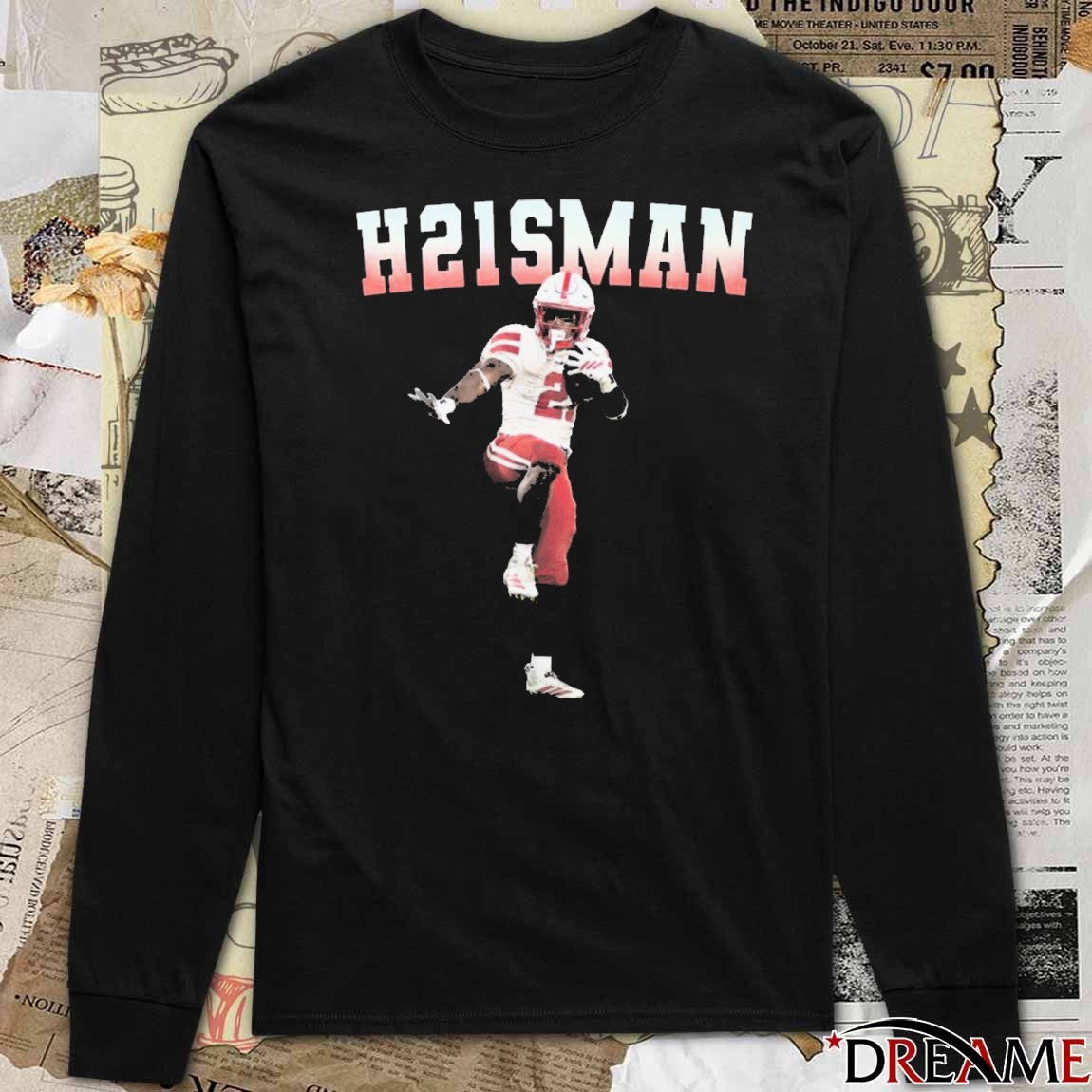 Micah Hudson Wearing Emmett Johnson H21SMAN Nebraska Cornhuskers t-shirt