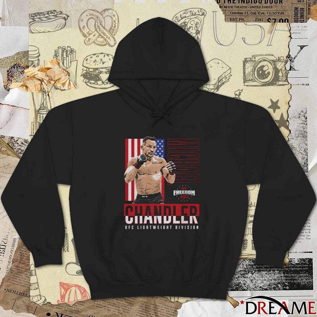 Michael Chandler UFC Lightweight Division Freedom 250 Flag t-shirt