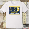 Michigan Wolverines 2026 NCAA Men’s Basketball Indianapolis Final Four Champion Poster t-shirt