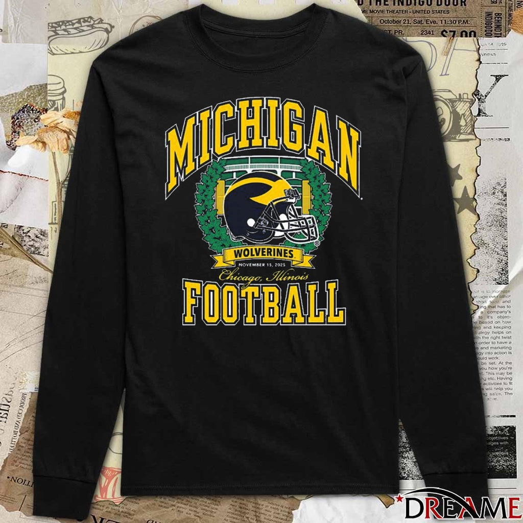 Michigan Wolverines football Chicago Illinois November 15 2025 NIL t-shirt