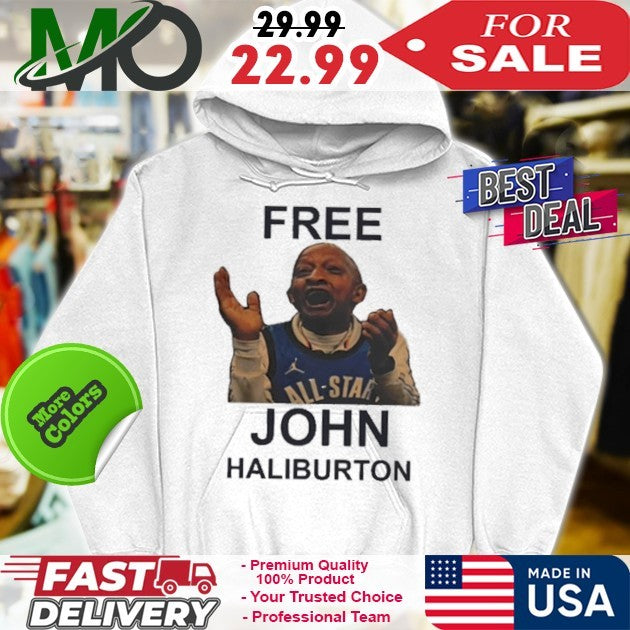 Mico Merch Trending Free All-Star John Haliburton Fan T-Shirt – Micotoronto Homesick Edition