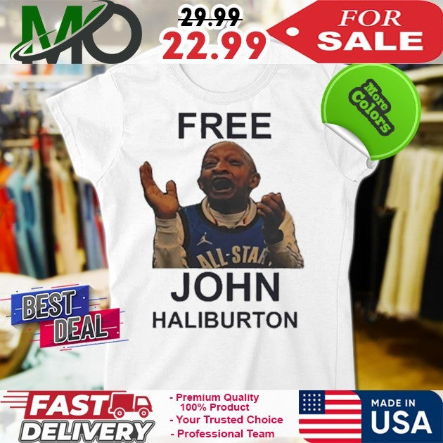 Mico Merch Trending Free All-Star John Haliburton Fan T-Shirt – Micotoronto Homesick Edition