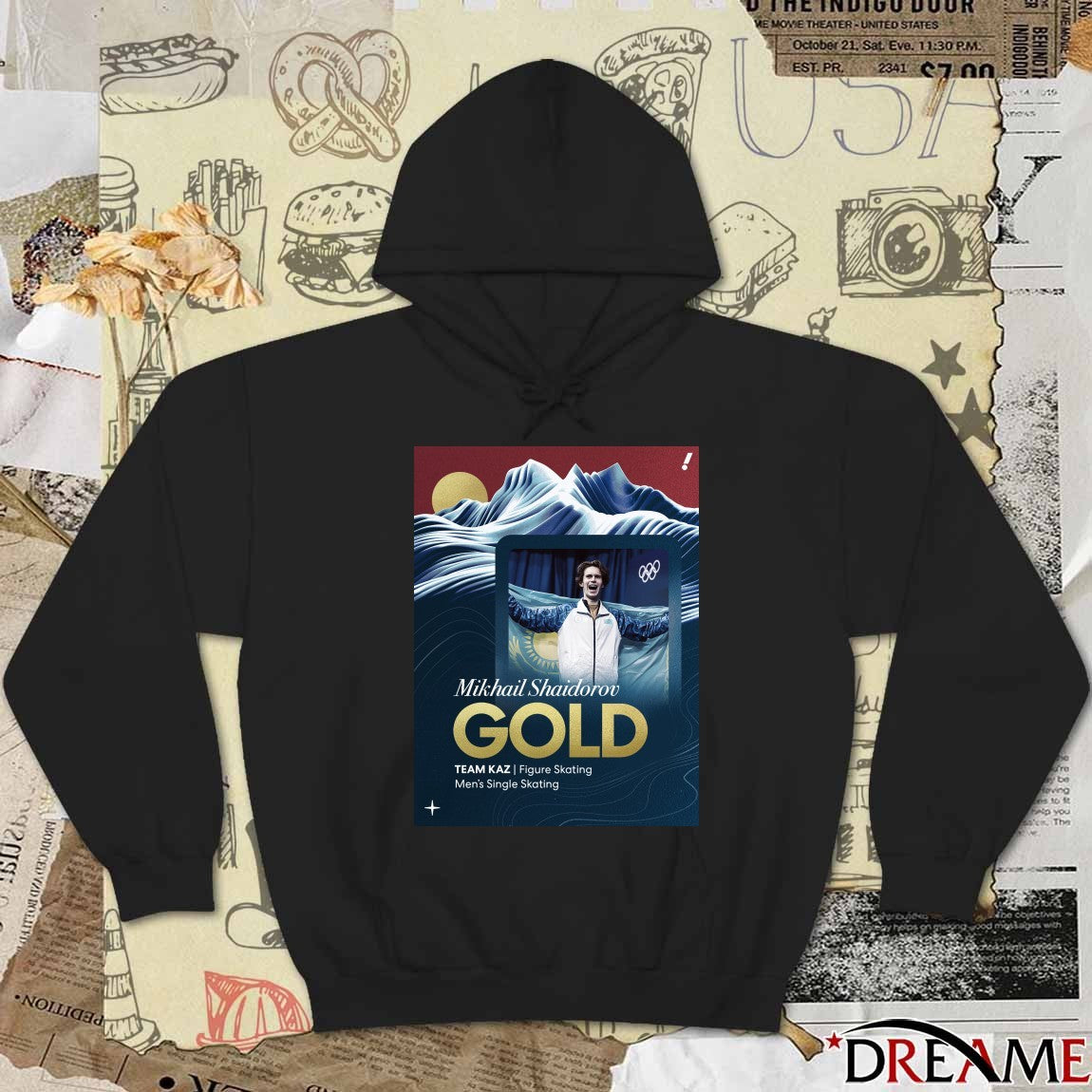 Mikhail Shaidorov Gold Team Kaz Figure Skating Men’s Single Skating t-shirt