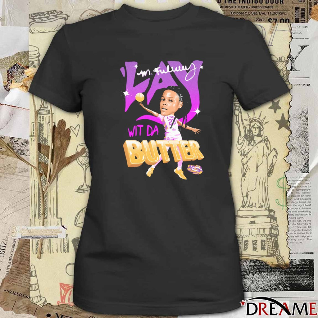 Milaysia Fulwiley Wit Da Butter LSU Tiger NCAA Cartoon t-shirt