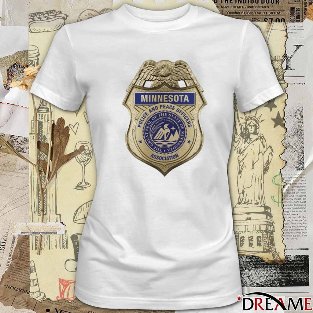 Minnesota Police and Peace Officers Association The Great Seal Of The State Of Minnesota t-shirt