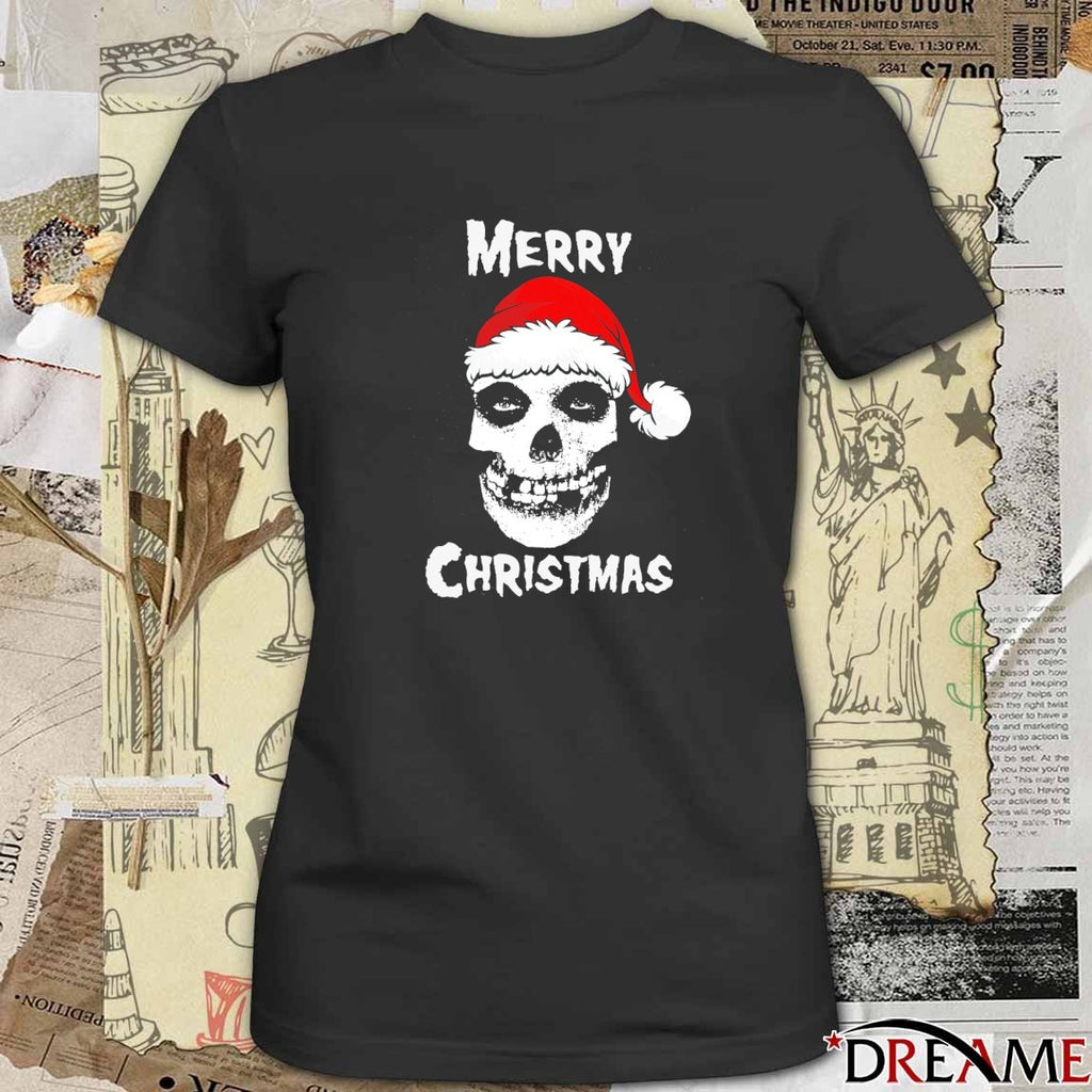 Misfits Horror Punk Band Merry Christmas 2025 t-shirt