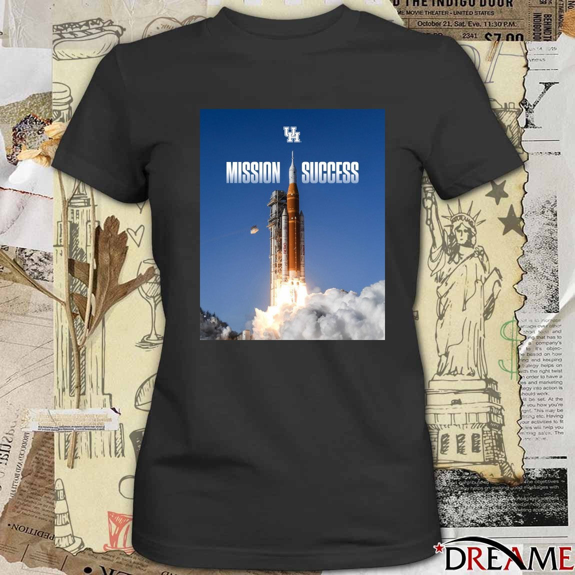 Mission Success Artemis II NASA 2026 Houston Athletics t-shirt