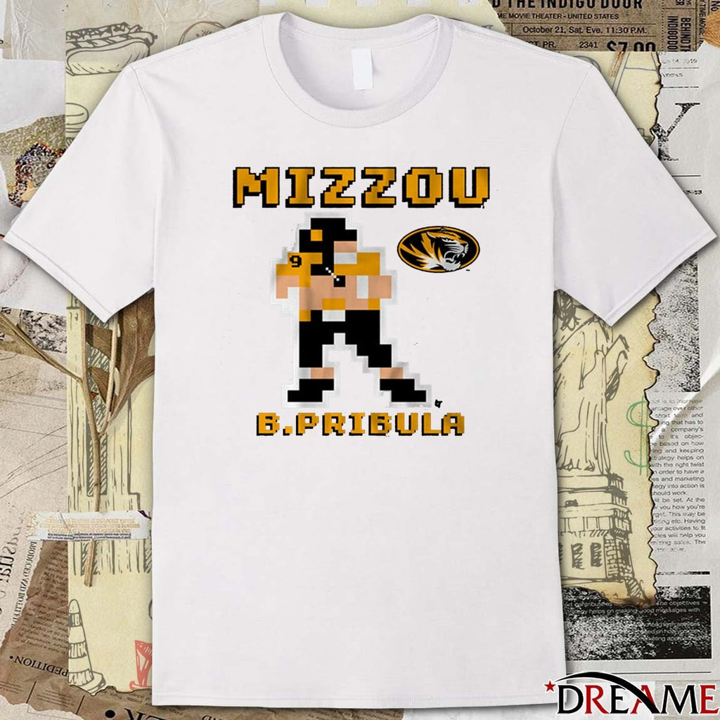 Missouri Tigers Football NCAA Beau Pribula Retro Baller t-shirt