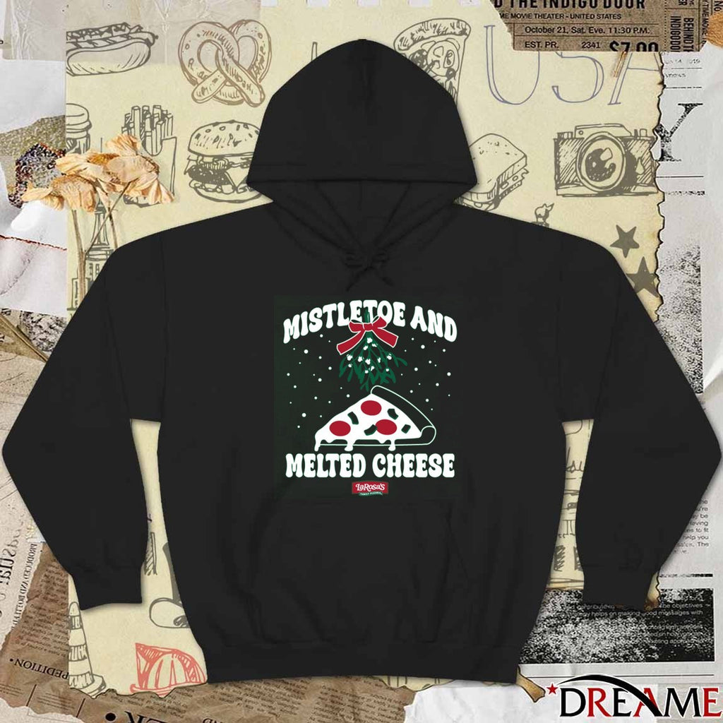 Mistletoe and Melted Cheese Christmas 2025 t-shirt