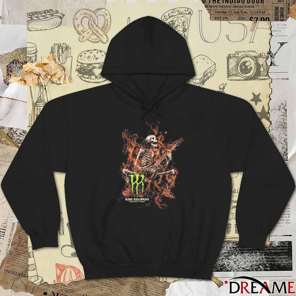 Monster Skeleton Rise Records 2025 t-shirt