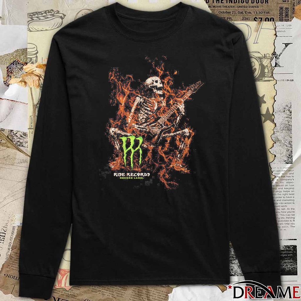 Monster Skeleton Rise Records 2025 t-shirt