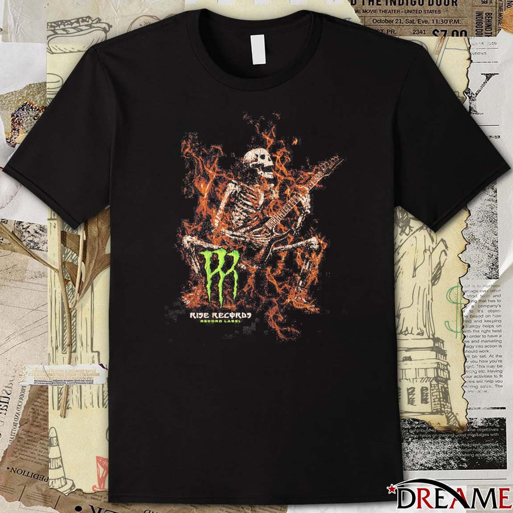 Monster Skeleton Rise Records 2025 t-shirt