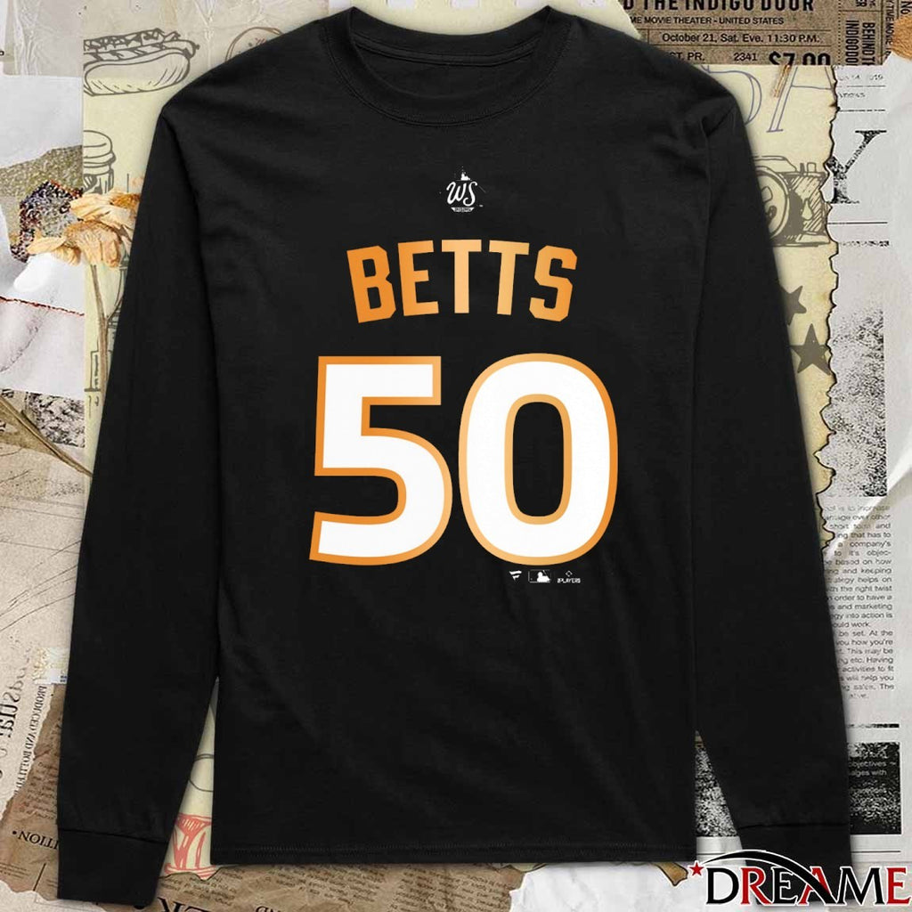 Mookie Betts Los Angeles Dodgers 2025 MLB World Series Champions Number 50 t-shirt