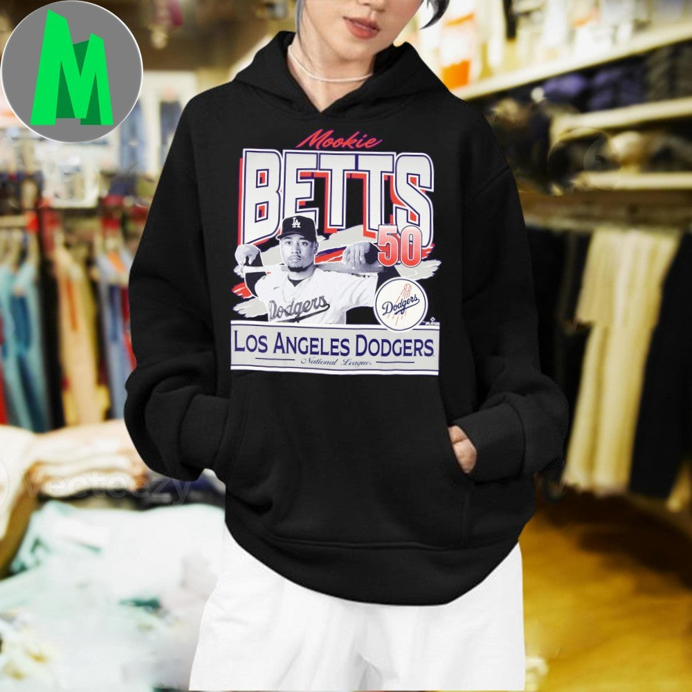 Mookie Betts Los Angeles Dodgers MLB Baseball T-Shirt Fan Apparel Graphic Tee