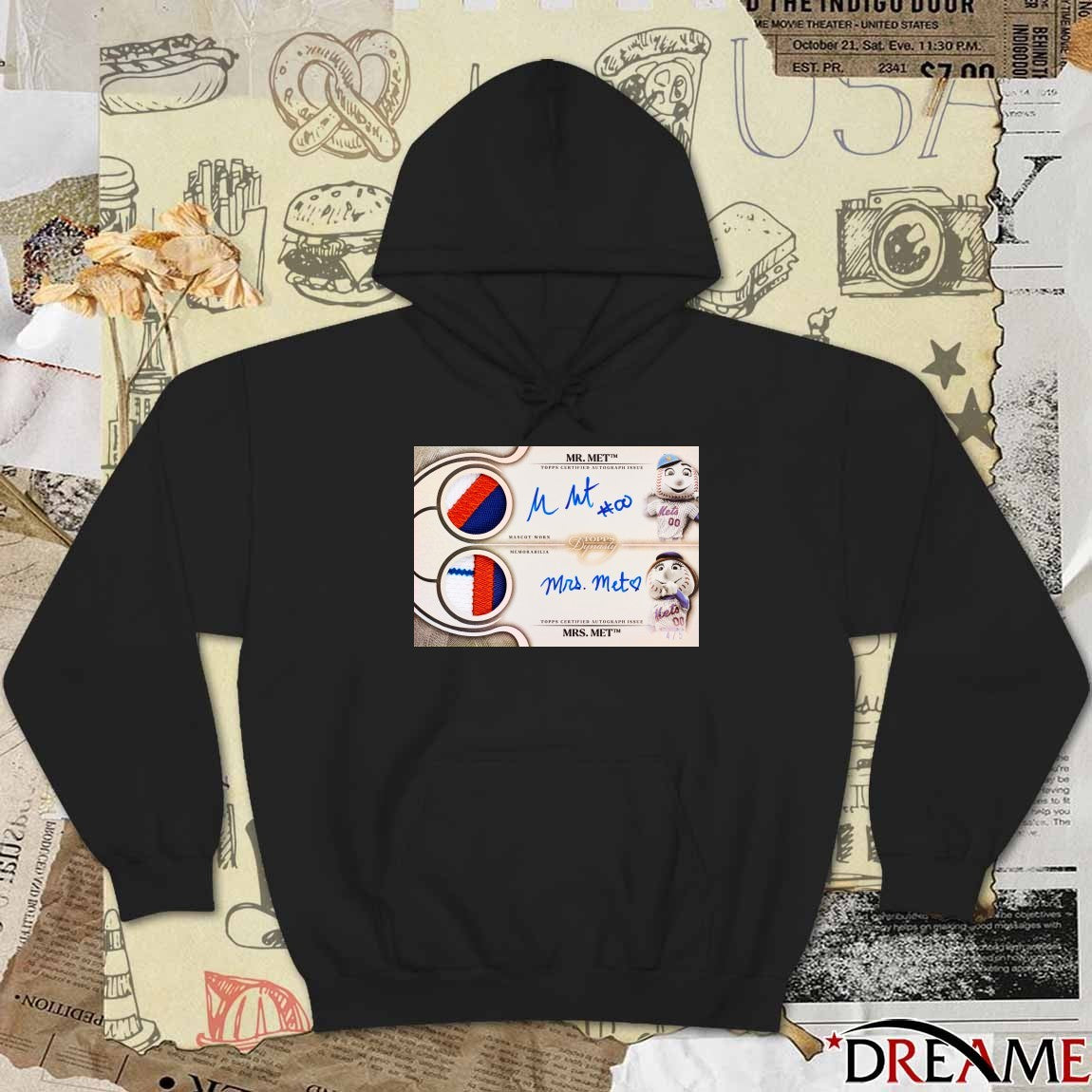 Mr. & Mrs. Met Have A Dual Patch Autograph In Series 1 Celebration t-shirt