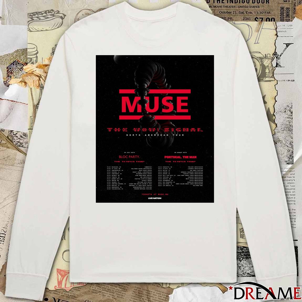 Muse Will of the People North American Tour 2026 Poster t-shirt