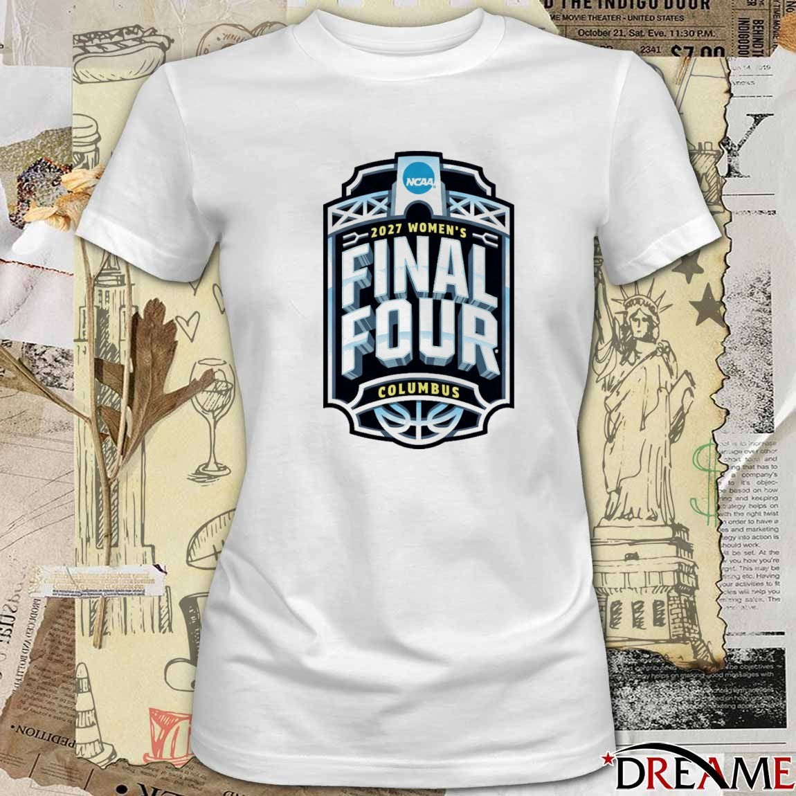 NCAA 2027 Women’s Final Four Columbus Logo t-shirt