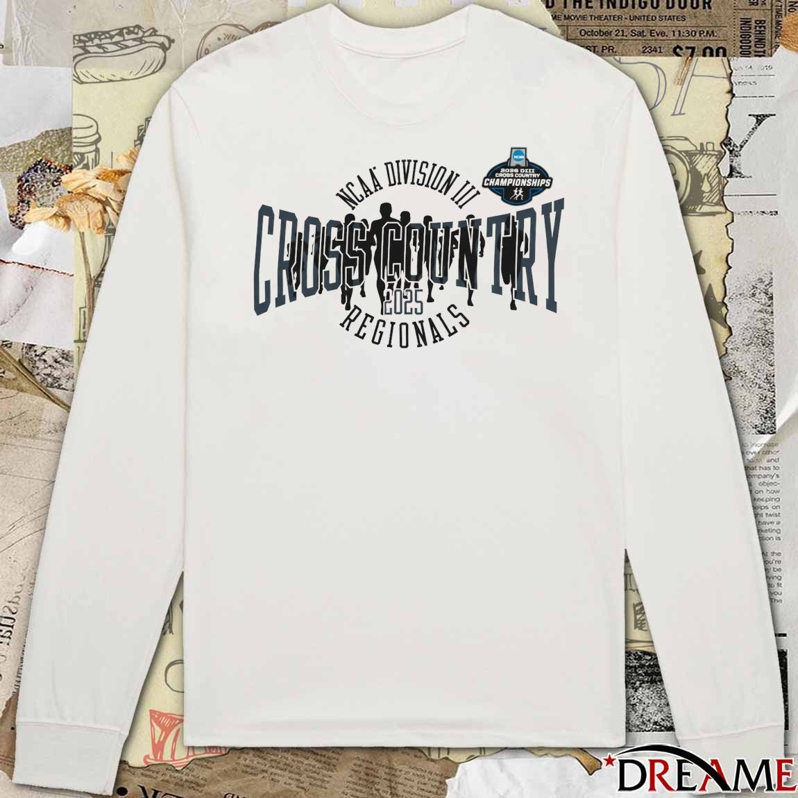 NCAA Division I Cross Country Championships 2025 Champions Regionals Logo t-shirt