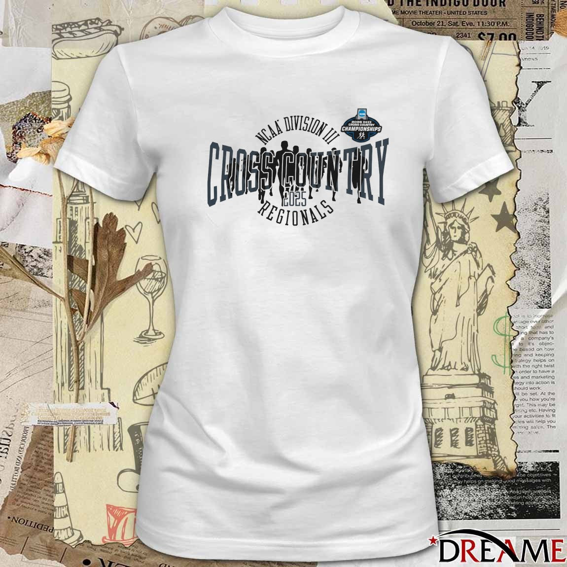 NCAA Division I Cross Country Championships 2025 Champions Regionals Logo t-shirt
