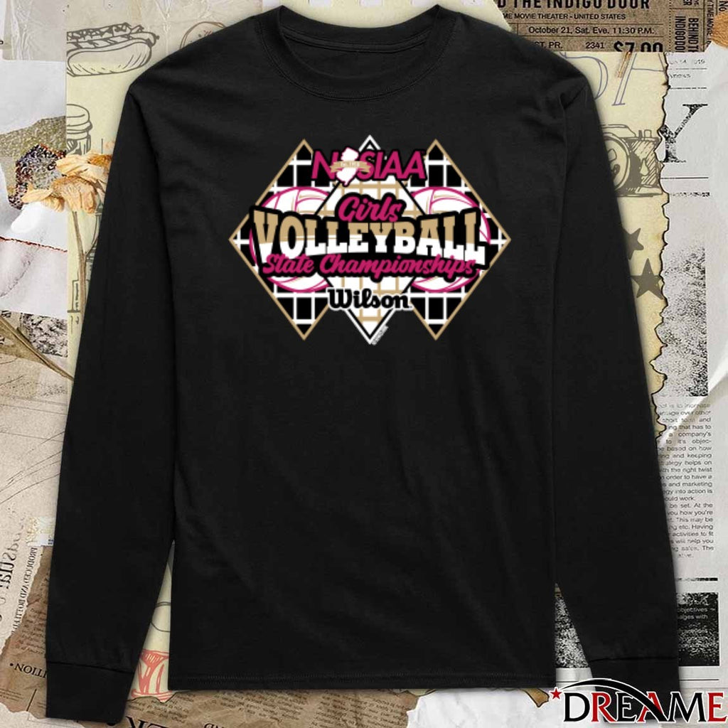 NJSIAA Girls Volleyball State Championship Wilson 2025 Logo t-shirt