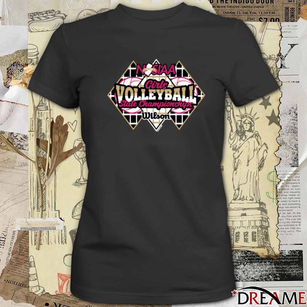 NJSIAA Girls Volleyball State Championship Wilson 2025 Logo t-shirt