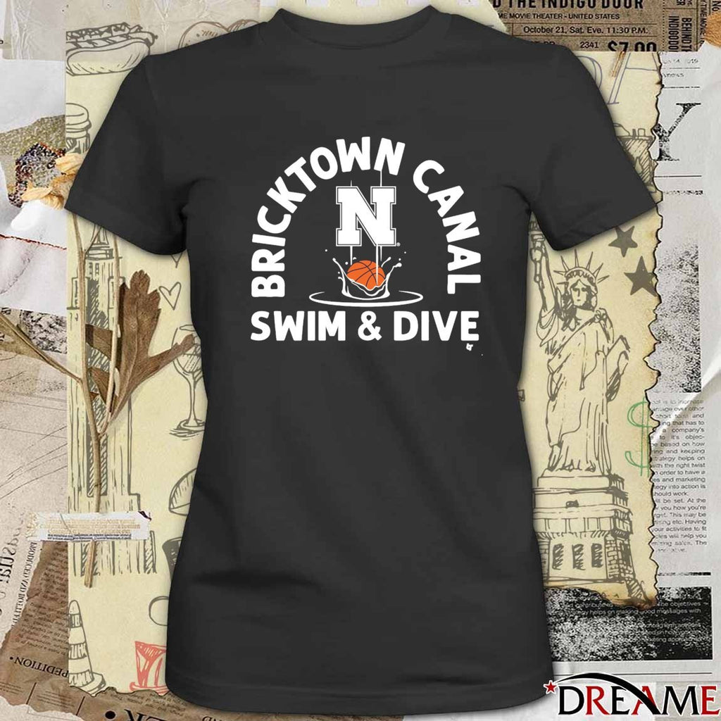 Nebraska Cornhuskers Basketball Bricktown Canal Swim And Dive NCAA Tournament Fan t-shirt