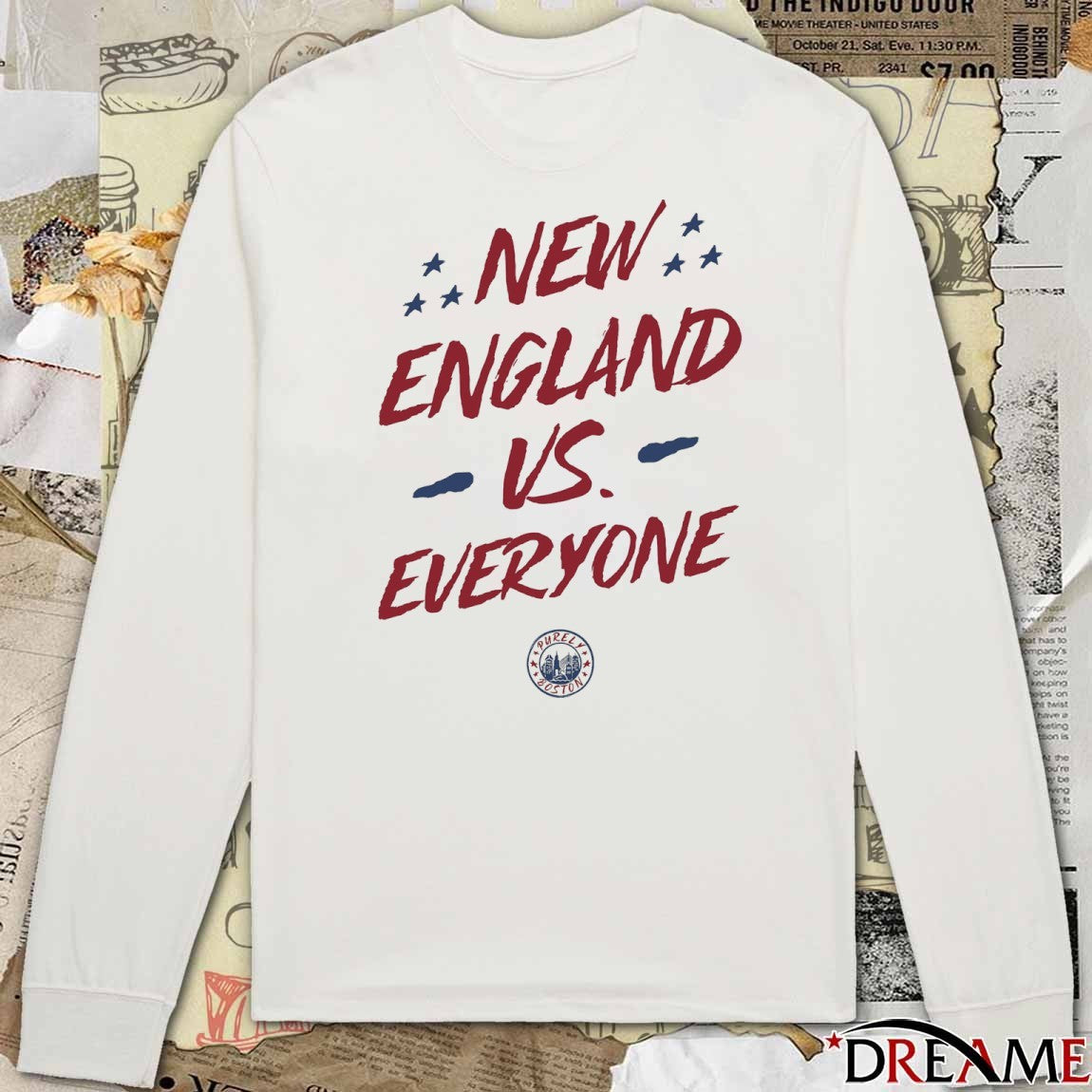 New England Vs Everyone Purely Boston t-shirt