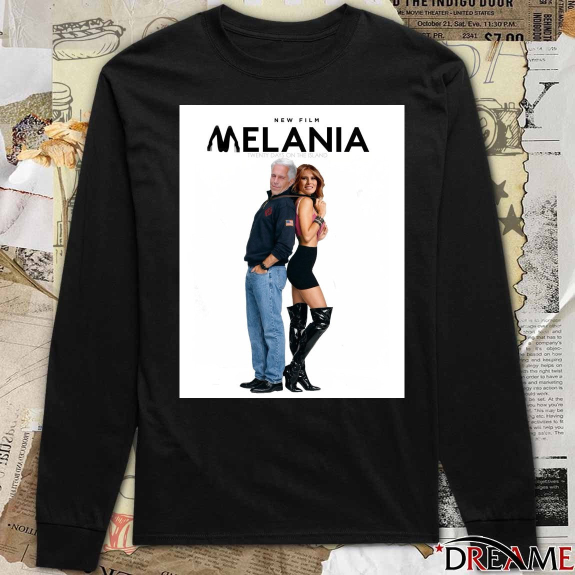 New Film Melania Twenty Days On The Island Poster t-shirt